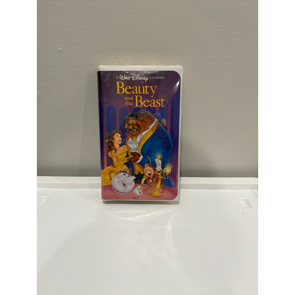 Beauty and the Beast VHS 1992 Walt Disney Black Diamond Classic #1325 w/ Inserts